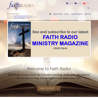 A complete backup of https://faithradio.org