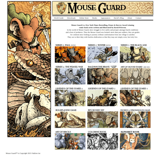 A complete backup of https://mouseguard.net