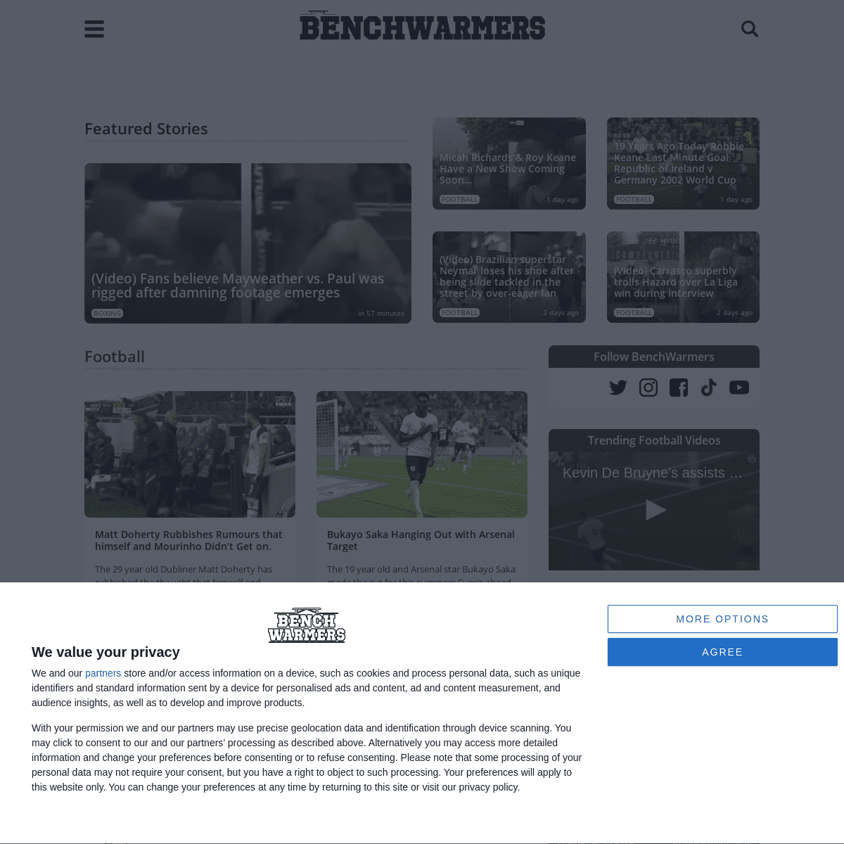 A complete backup of https://benchwarmers.ie