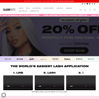 A complete backup of https://glamnetic.com