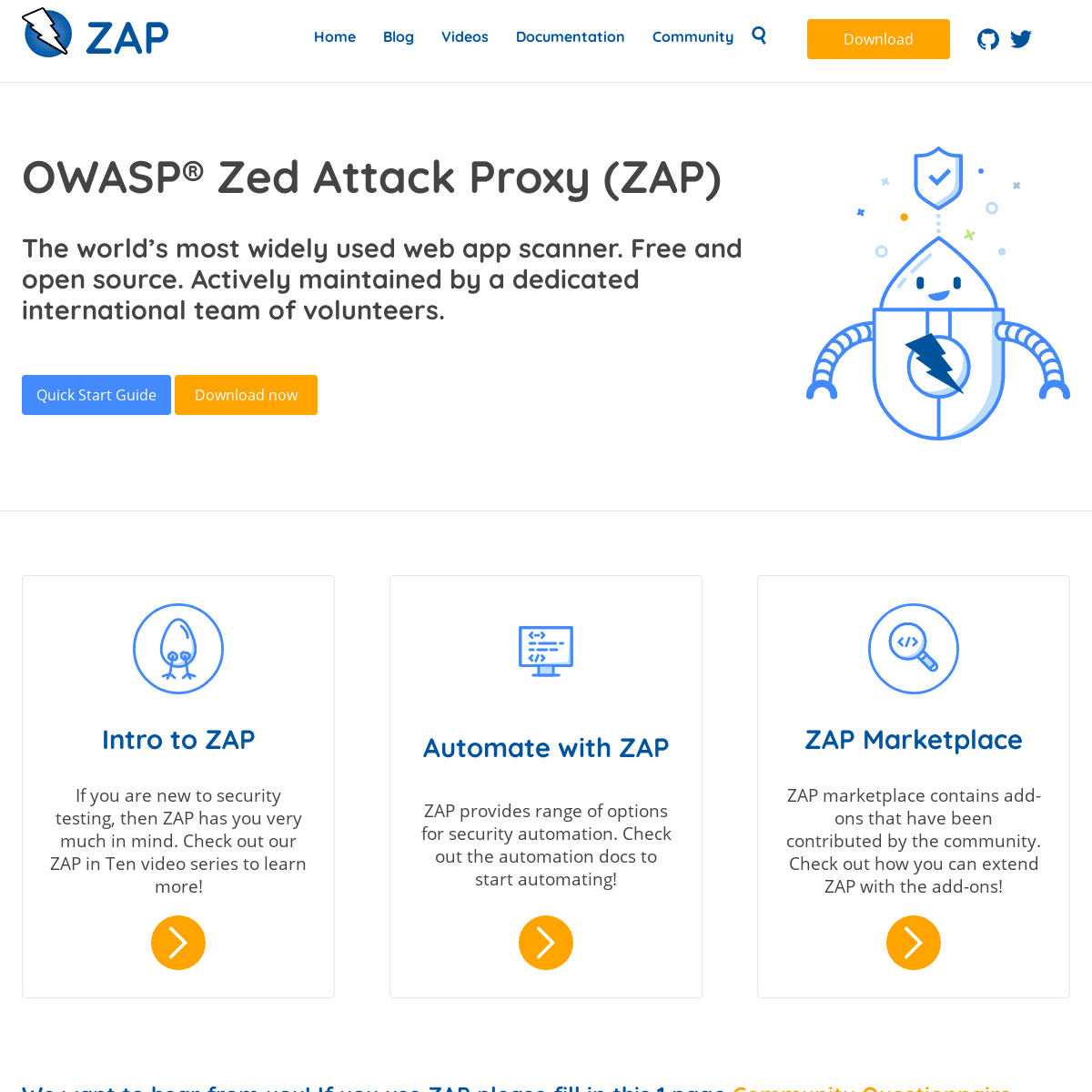 A complete backup of https://zaproxy.org