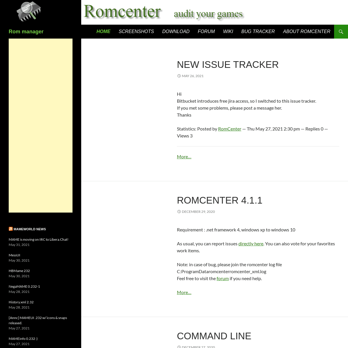 A complete backup of https://romcenter.com