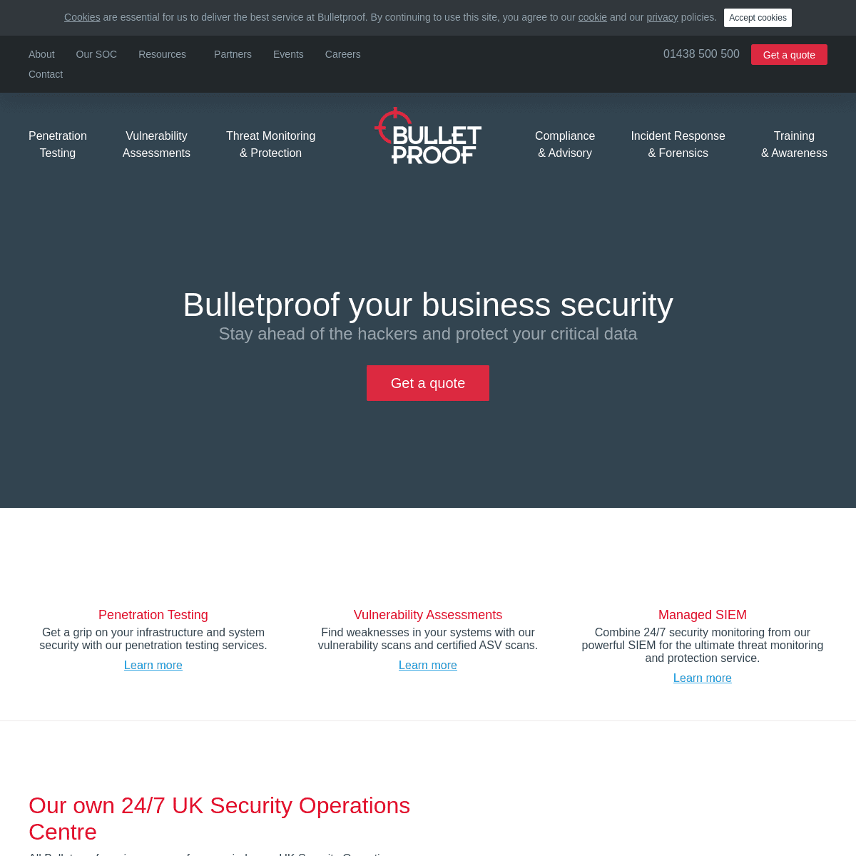 A complete backup of https://bulletproof.co.uk