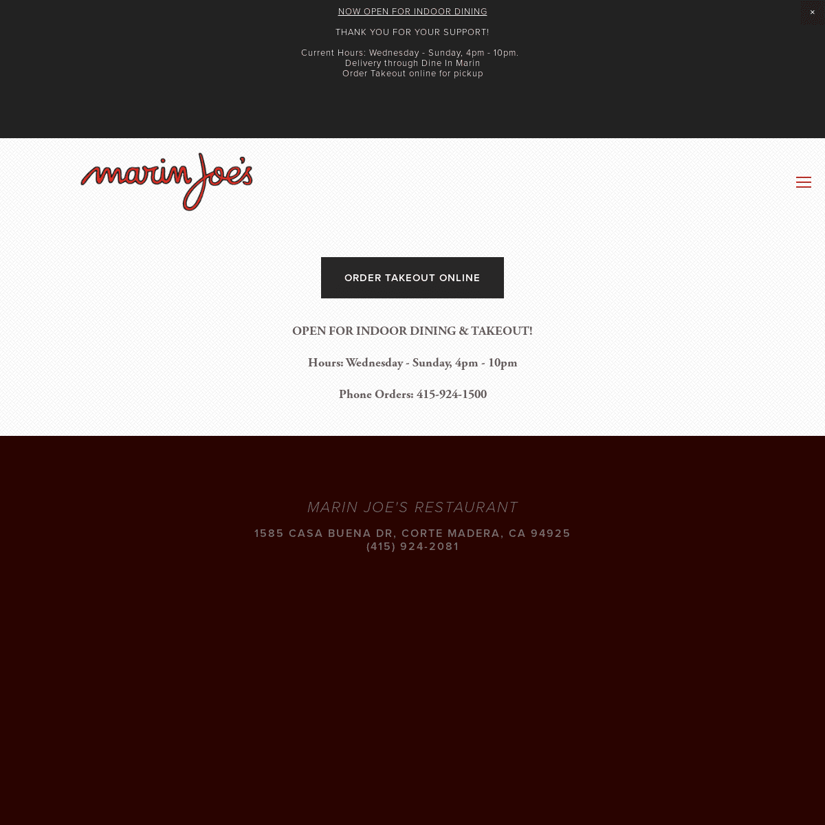 A complete backup of https://marinjoesrestaurant.com