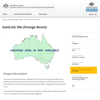A complete backup of https://investment.infrastructure.gov.au/projects/ProjectDetails.aspx?Project_id=097111-17WA-NP