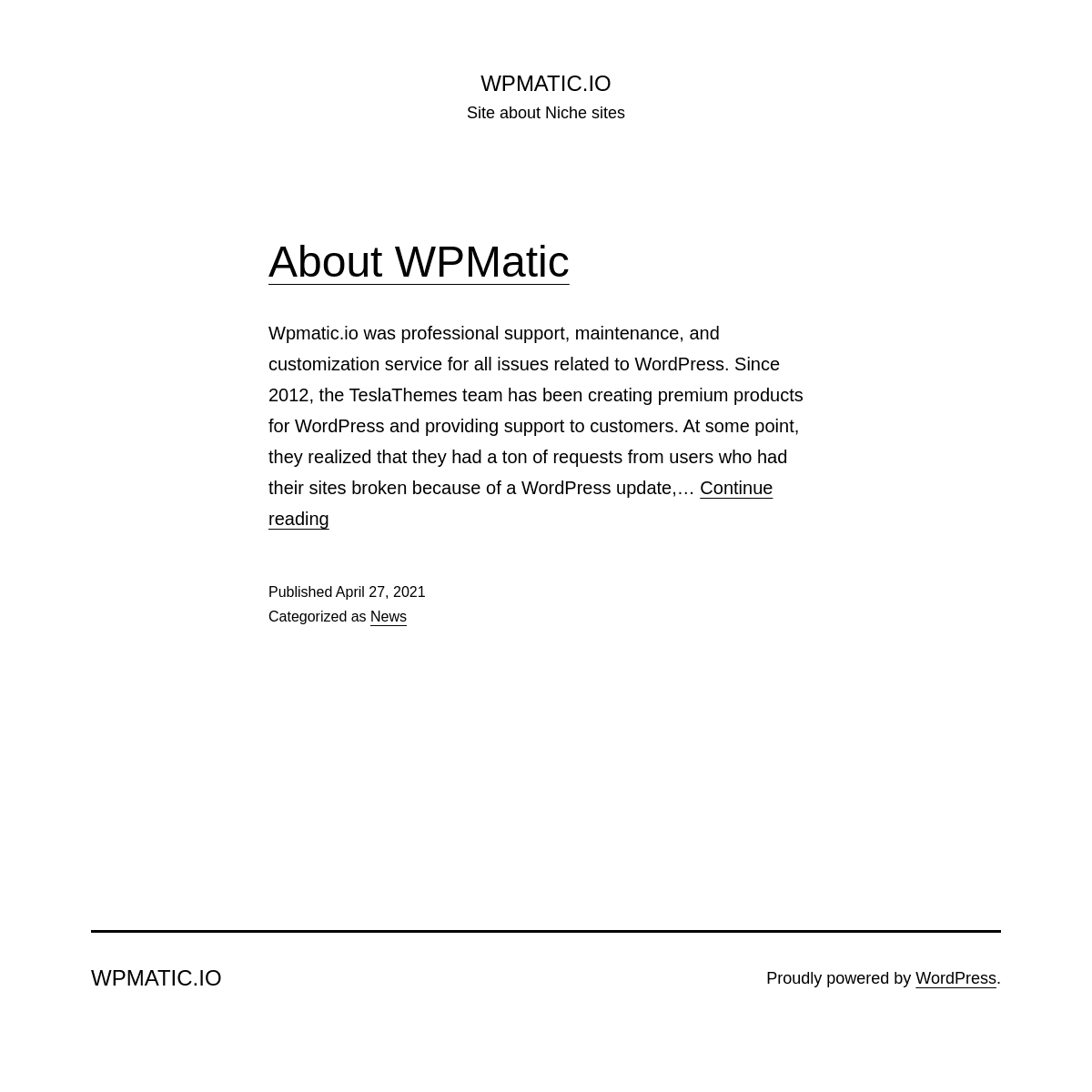 A complete backup of https://wpmatic.io