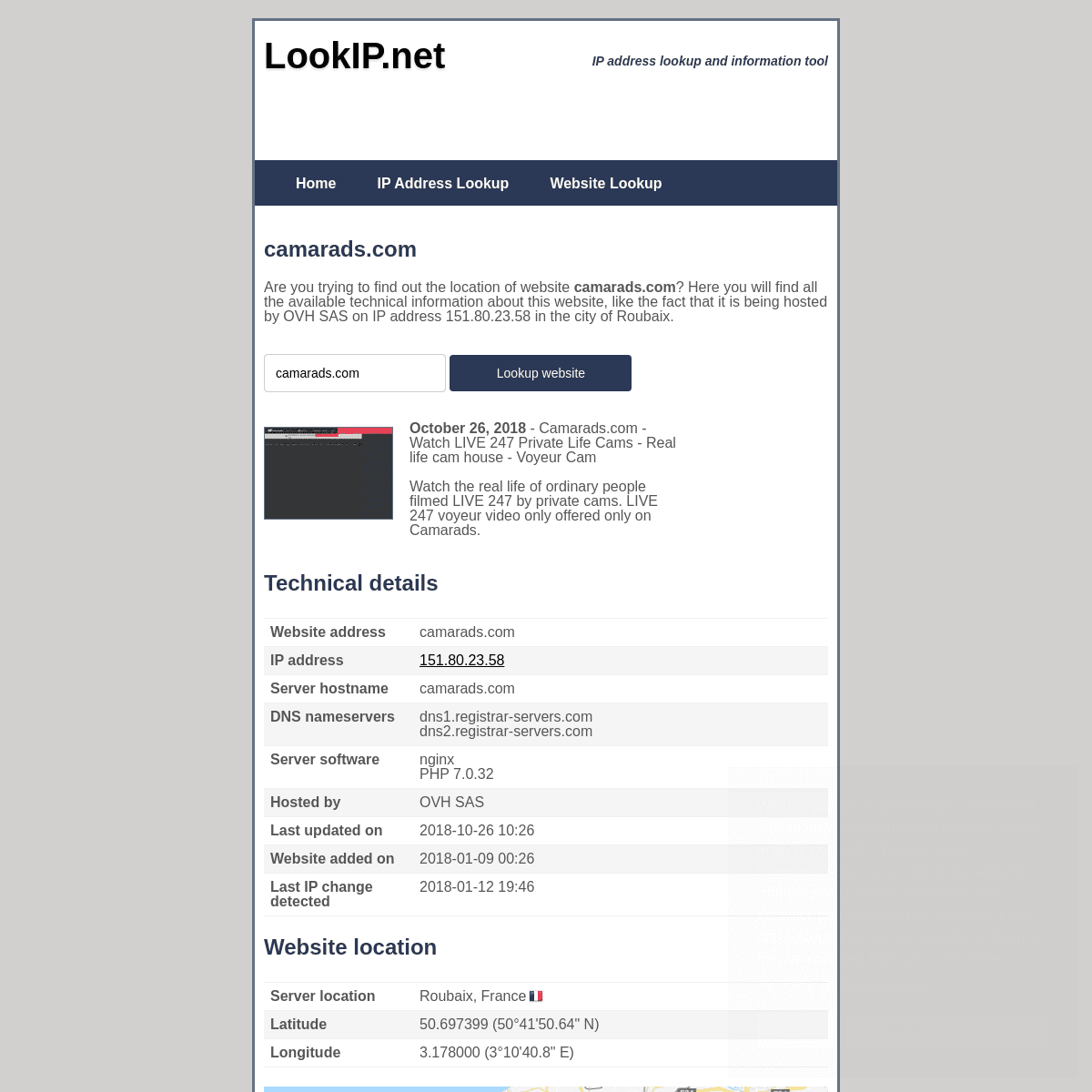 A complete backup of https://www.lookip.net/website/camarads.com
