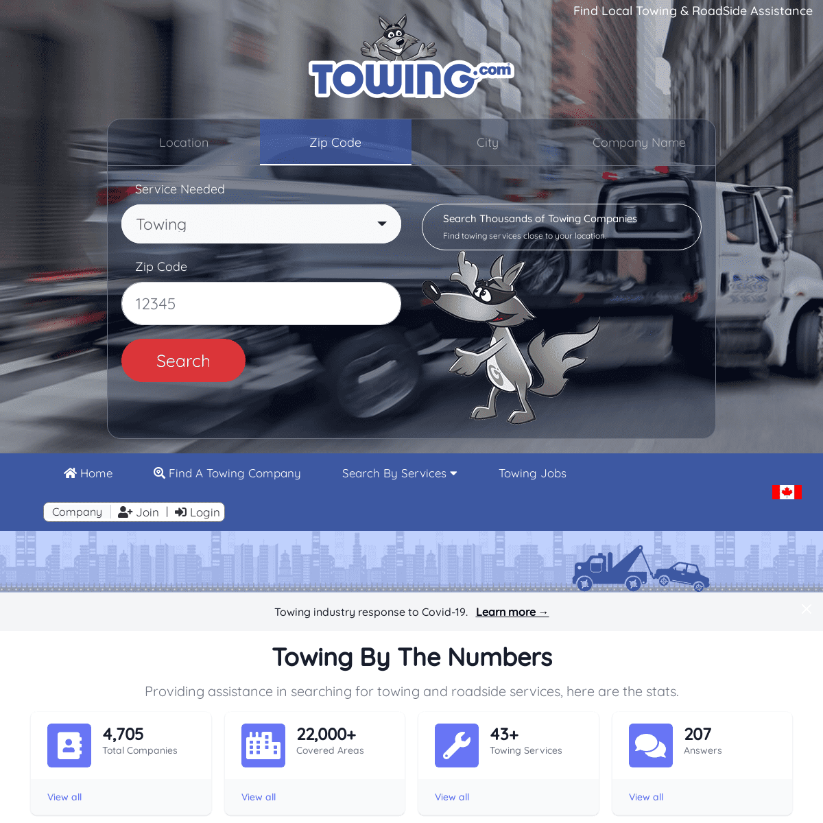 A complete backup of https://towing.com