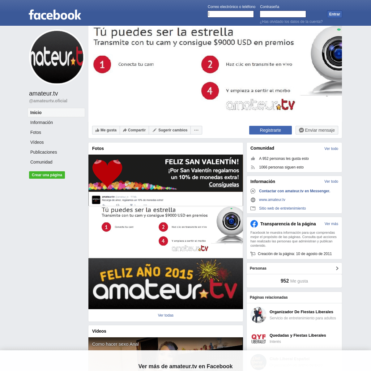 A complete backup of https://es-es.facebook.com/amateurtv.oficial/