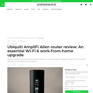 A complete backup of https://www.androidcentral.com/ubiquiti-amplifi-alien-wi-fi-6-router-review