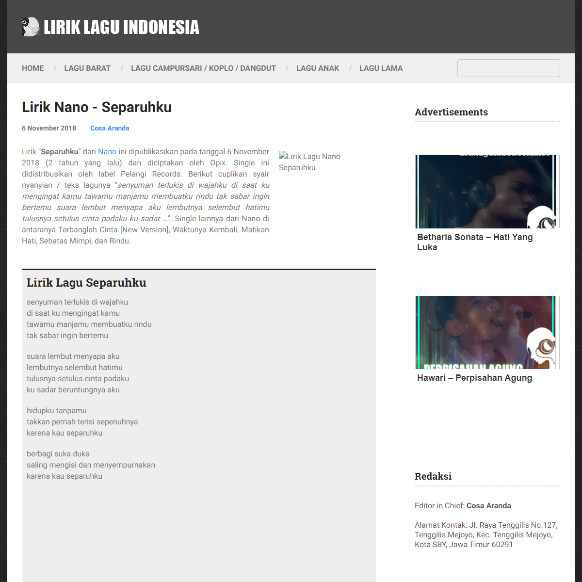 A complete backup of https://liriklaguindonesia.net/nano-separuhku.htm