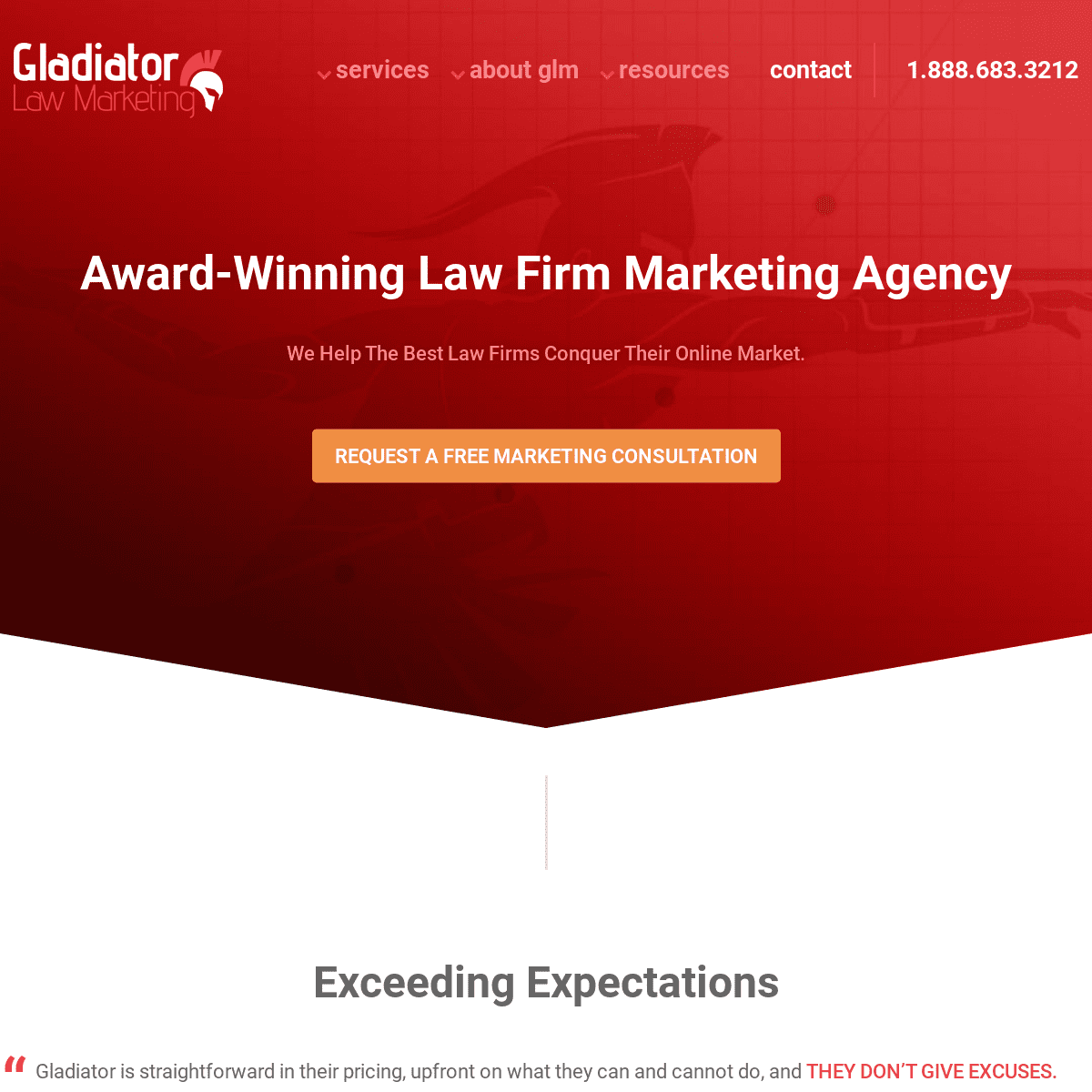 A complete backup of https://gladiatorlawmarketing.com