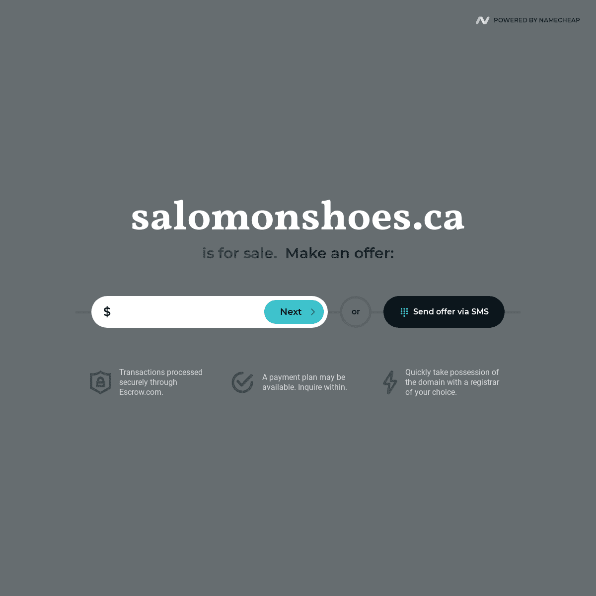 A complete backup of https://salomonshoes.ca