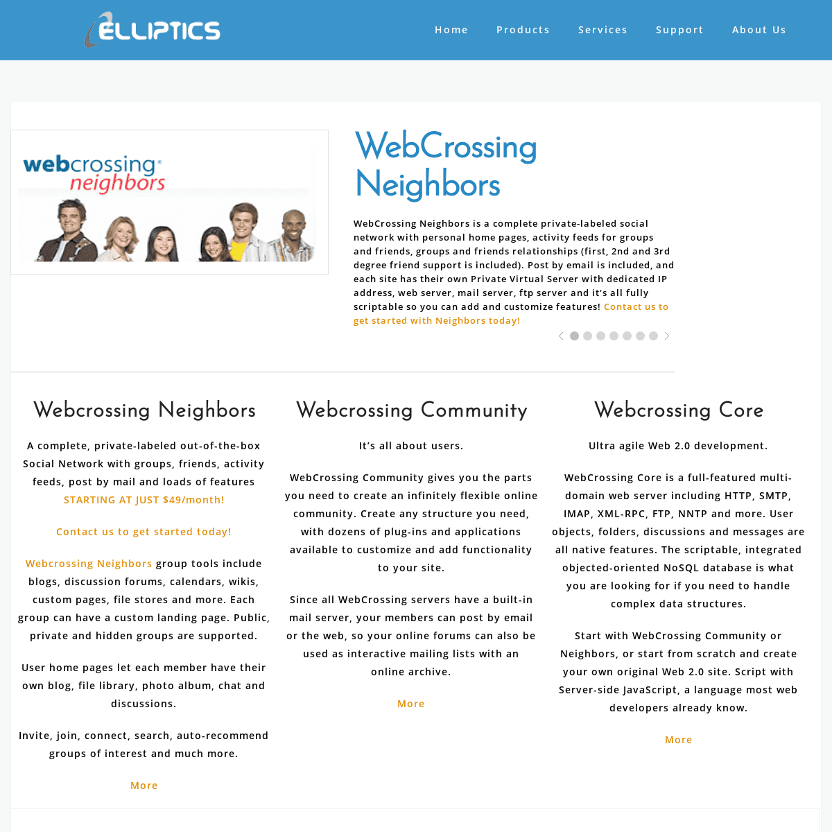 A complete backup of https://elliptics.com