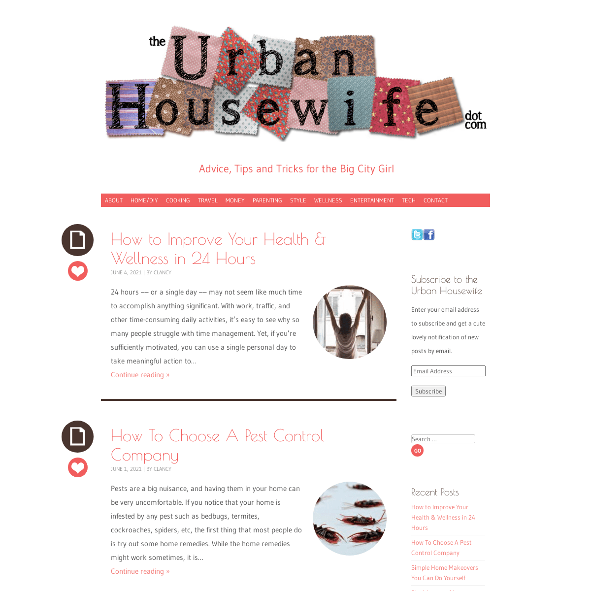 A complete backup of https://theurbanhousewife.com