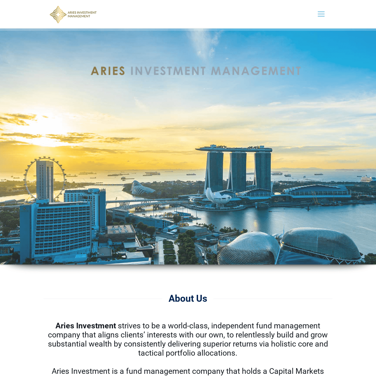 A complete backup of https://aries-investment.com