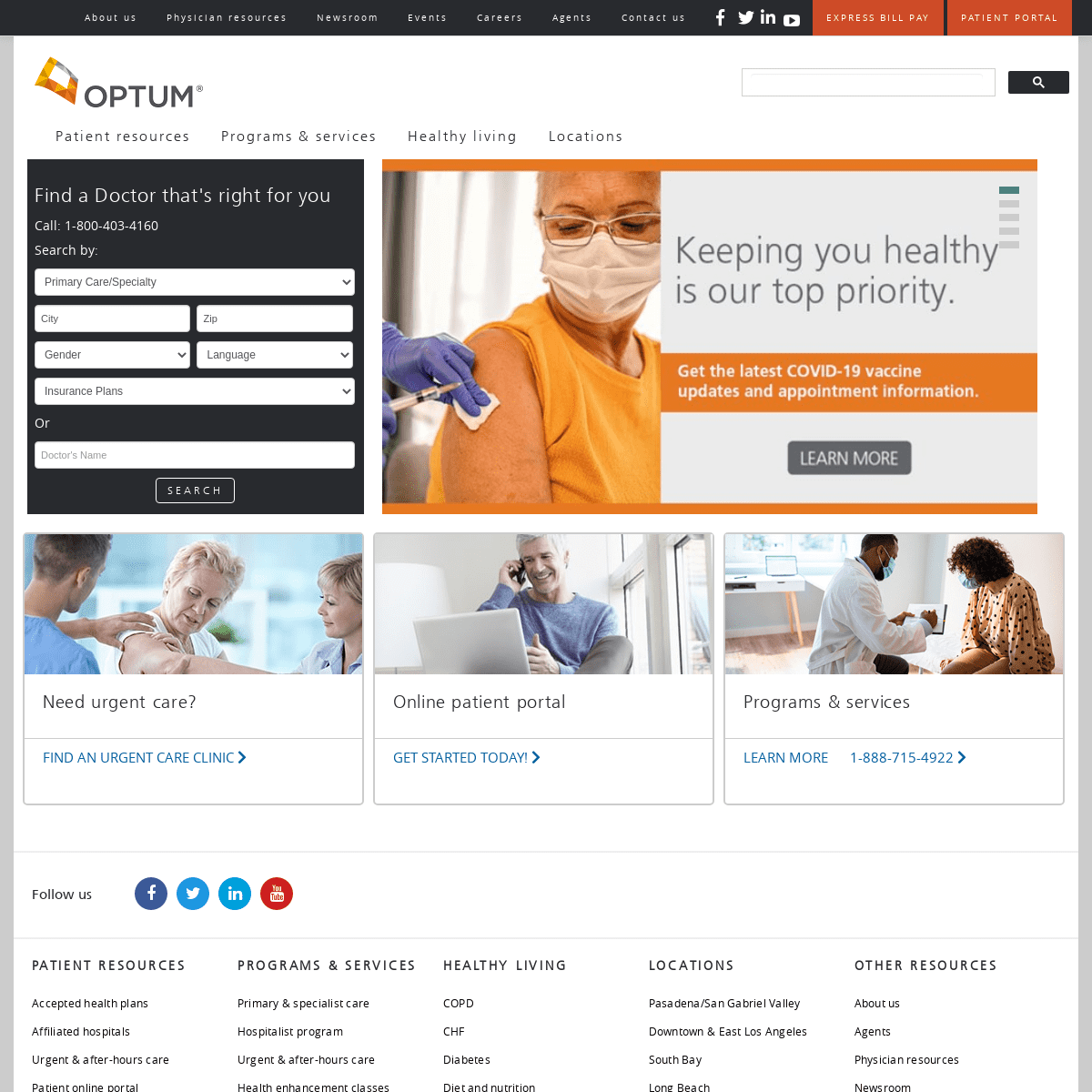 A complete backup of https://healthcarepartners.com