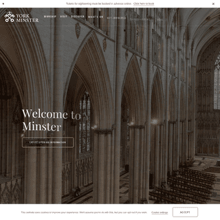 A complete backup of https://yorkminster.org