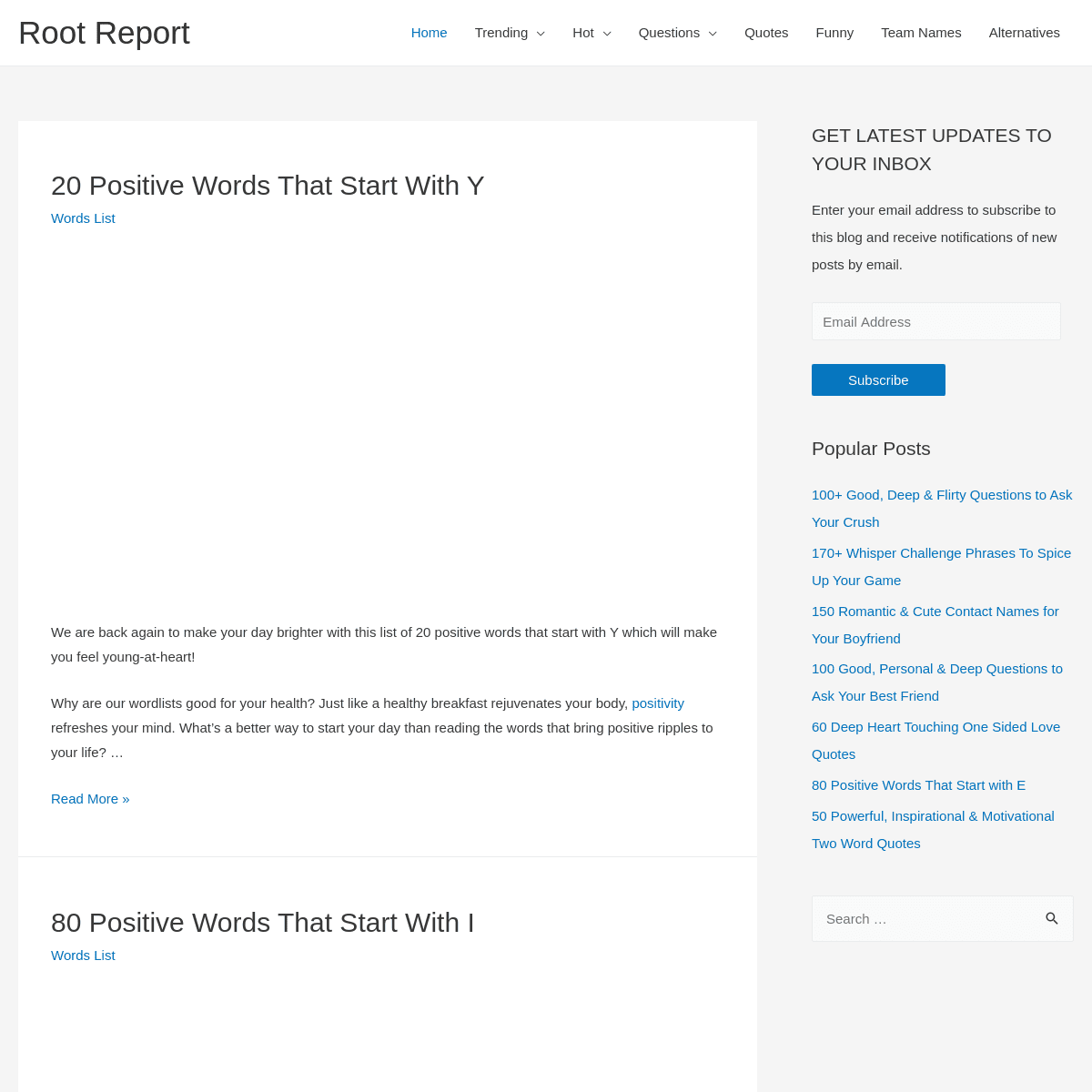 A complete backup of https://rootreport.com