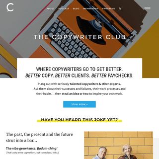 A complete backup of https://thecopywriterclub.com