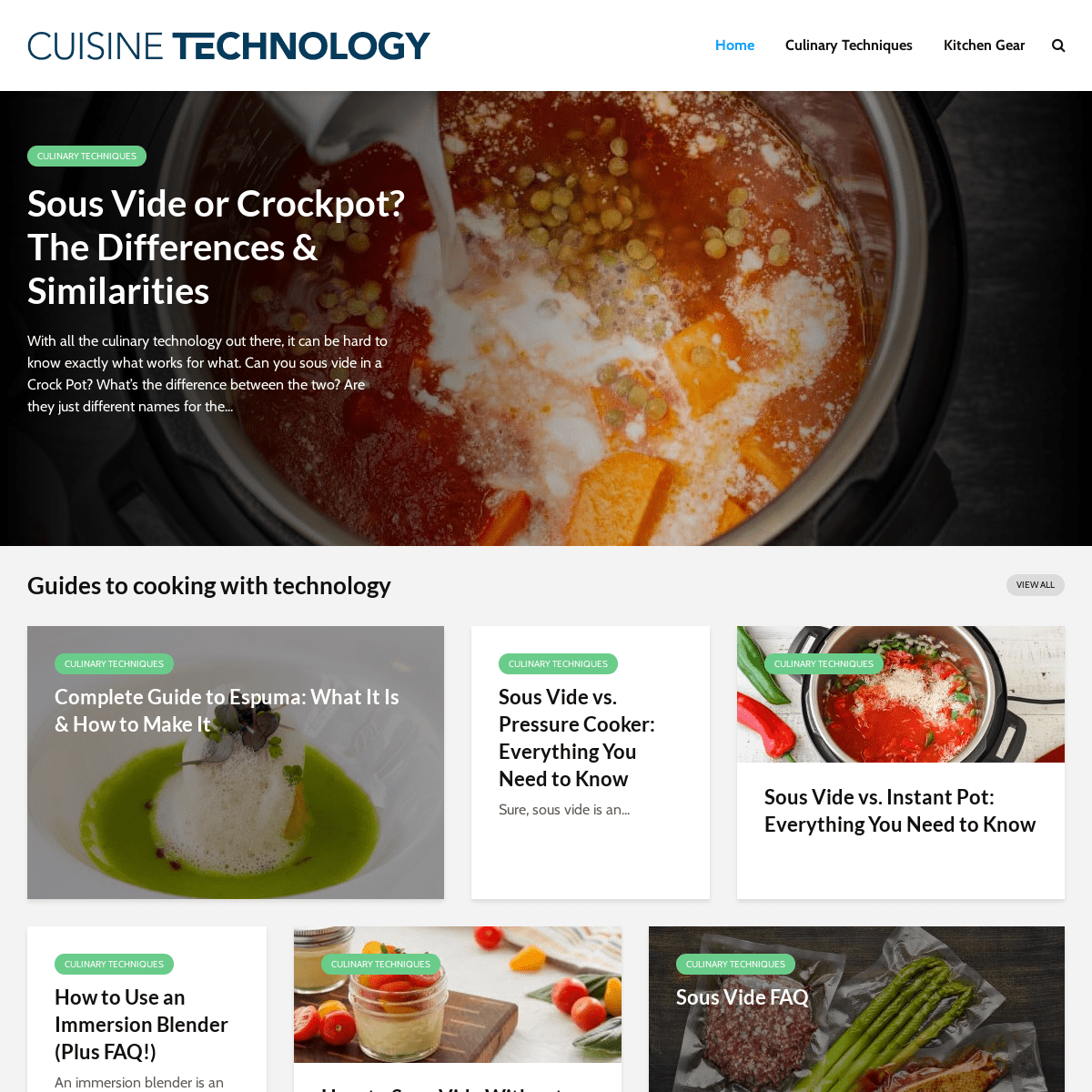 A complete backup of https://cuisinetechnology.com