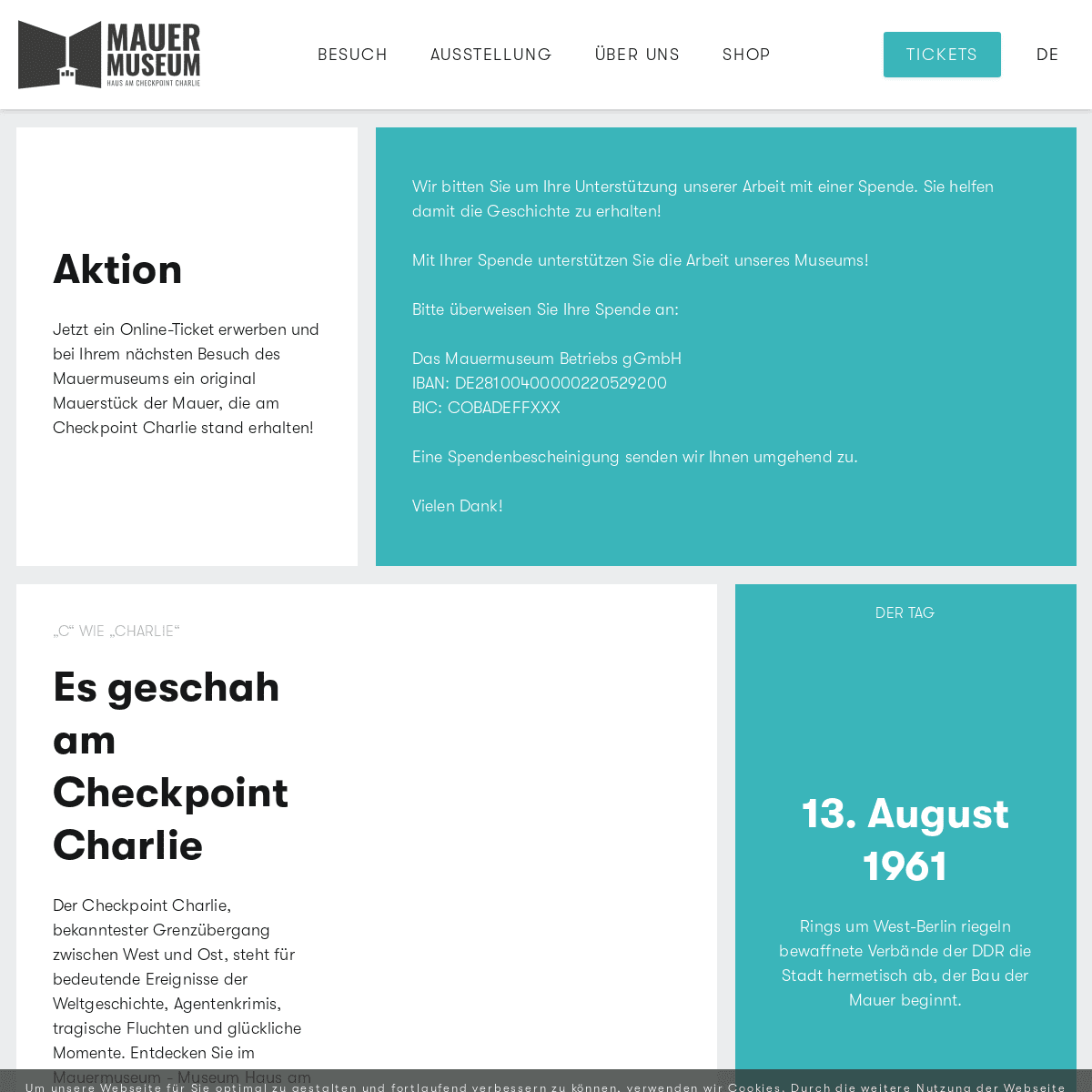 A complete backup of https://mauermuseum.de