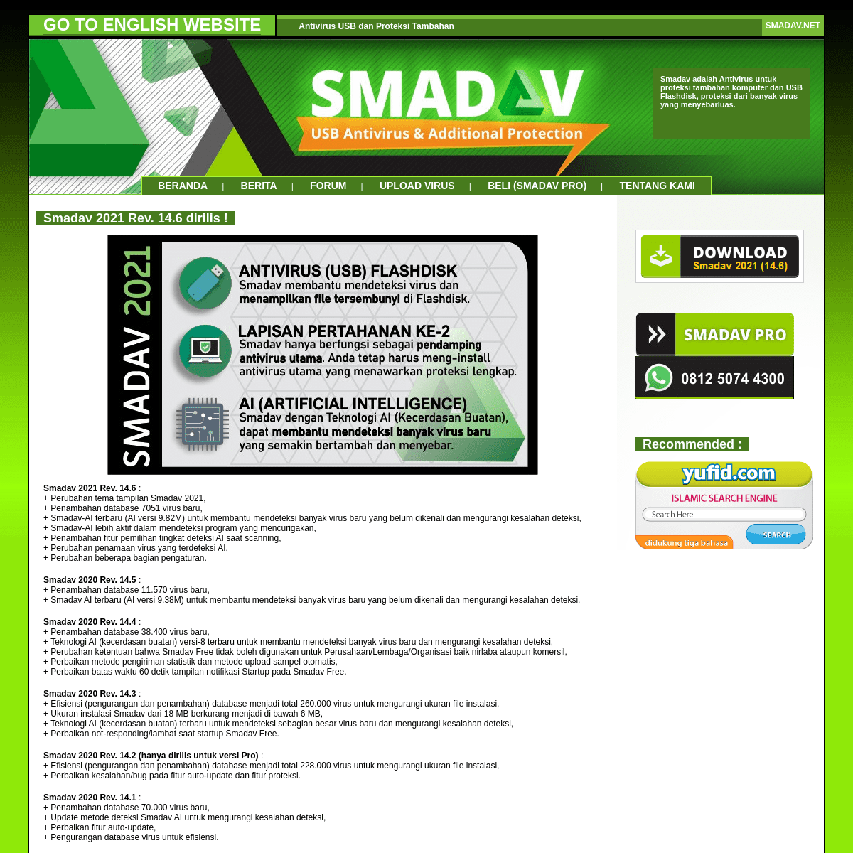 A complete backup of https://smadav.net