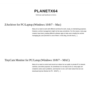 A complete backup of https://planetx64.com