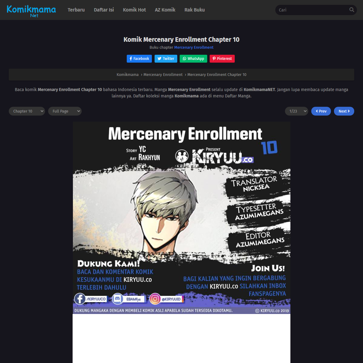 A complete backup of https://komikmama.net/mercenary-enrollment-chapter-10-bahasa-indonesia/