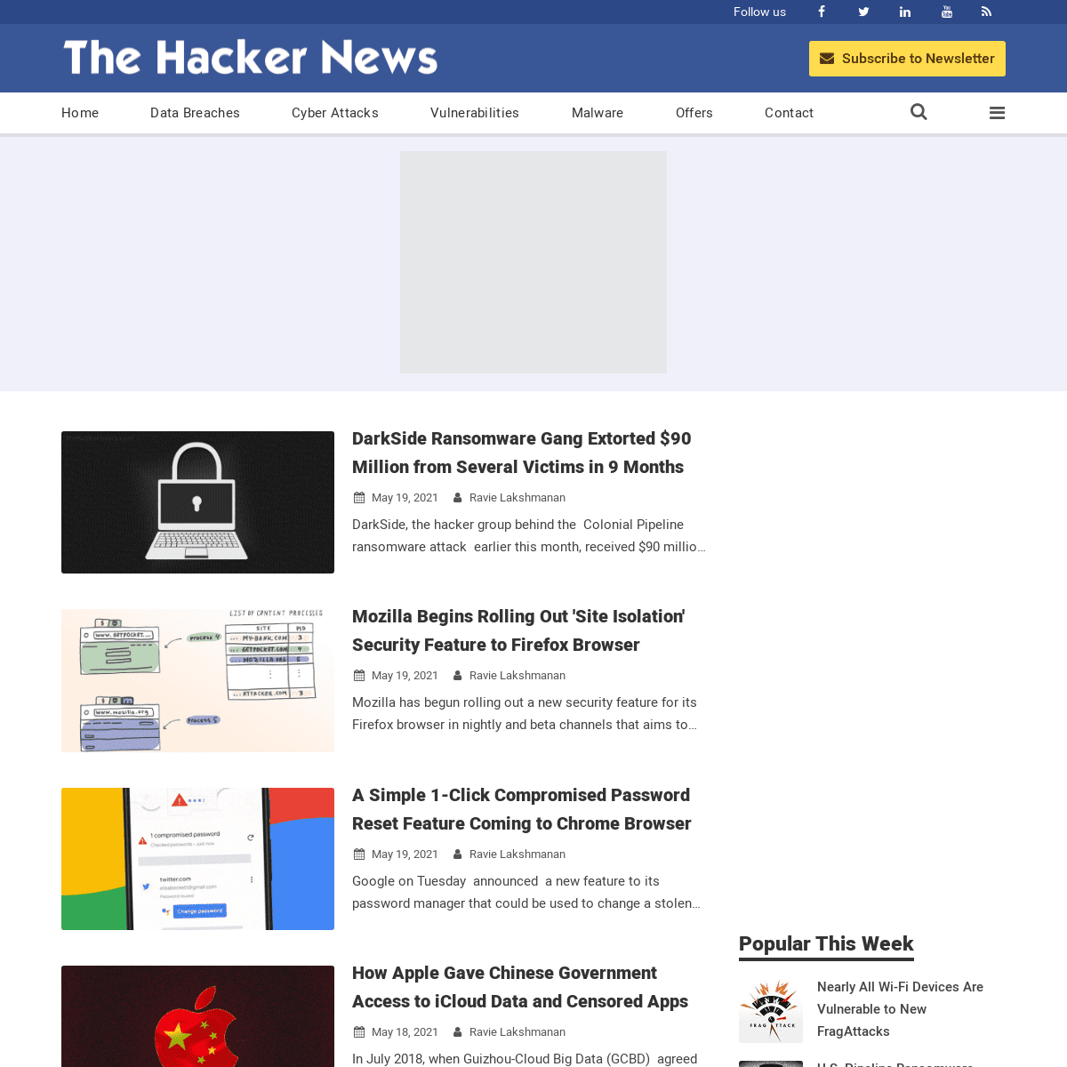 A complete backup of https://thehackernews.com/
