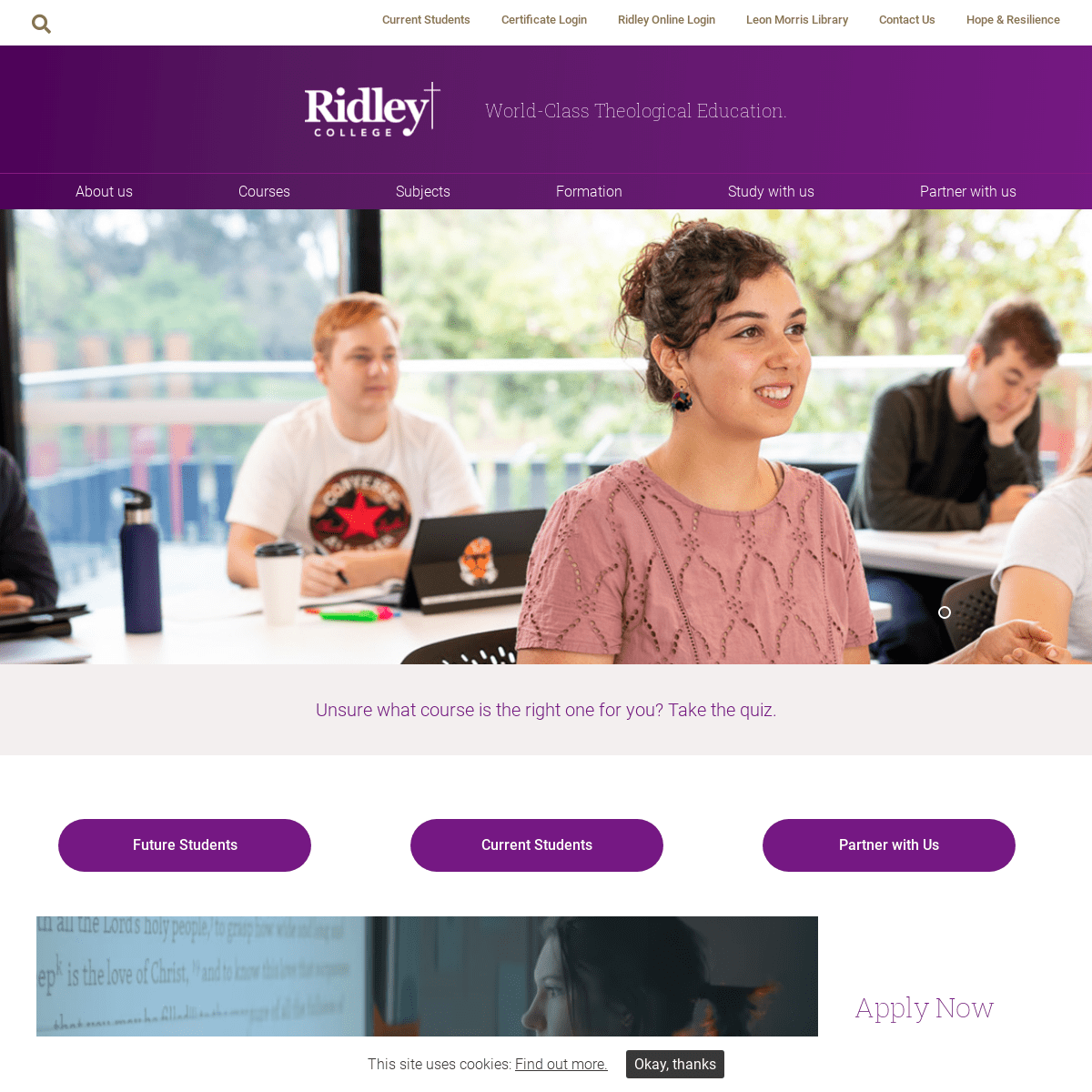 A complete backup of https://ridley.edu.au
