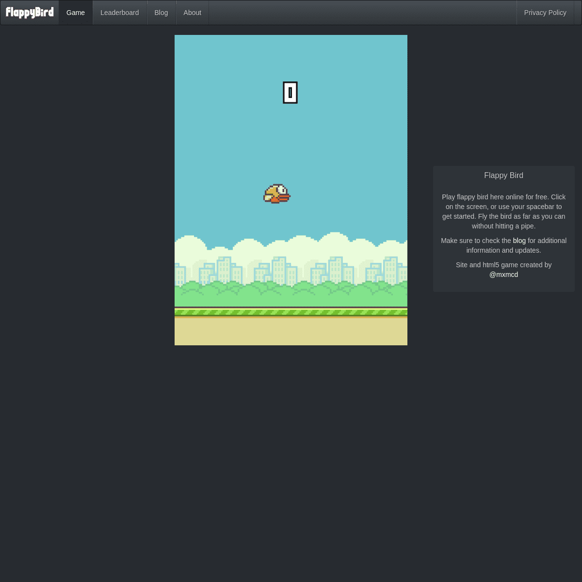 A complete backup of https://flappybird.io