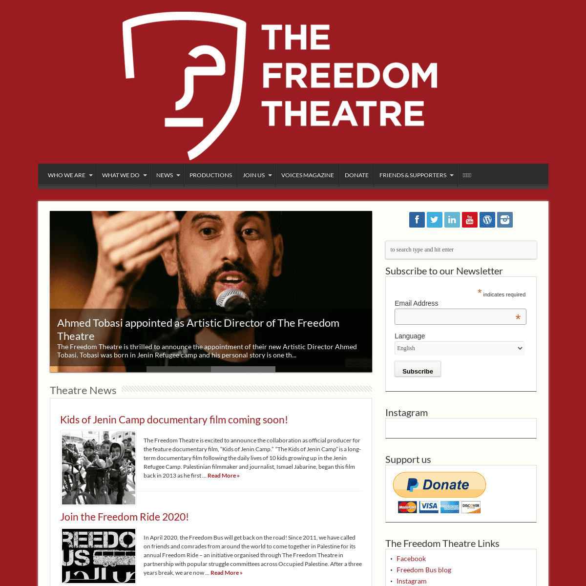 A complete backup of https://thefreedomtheatre.org