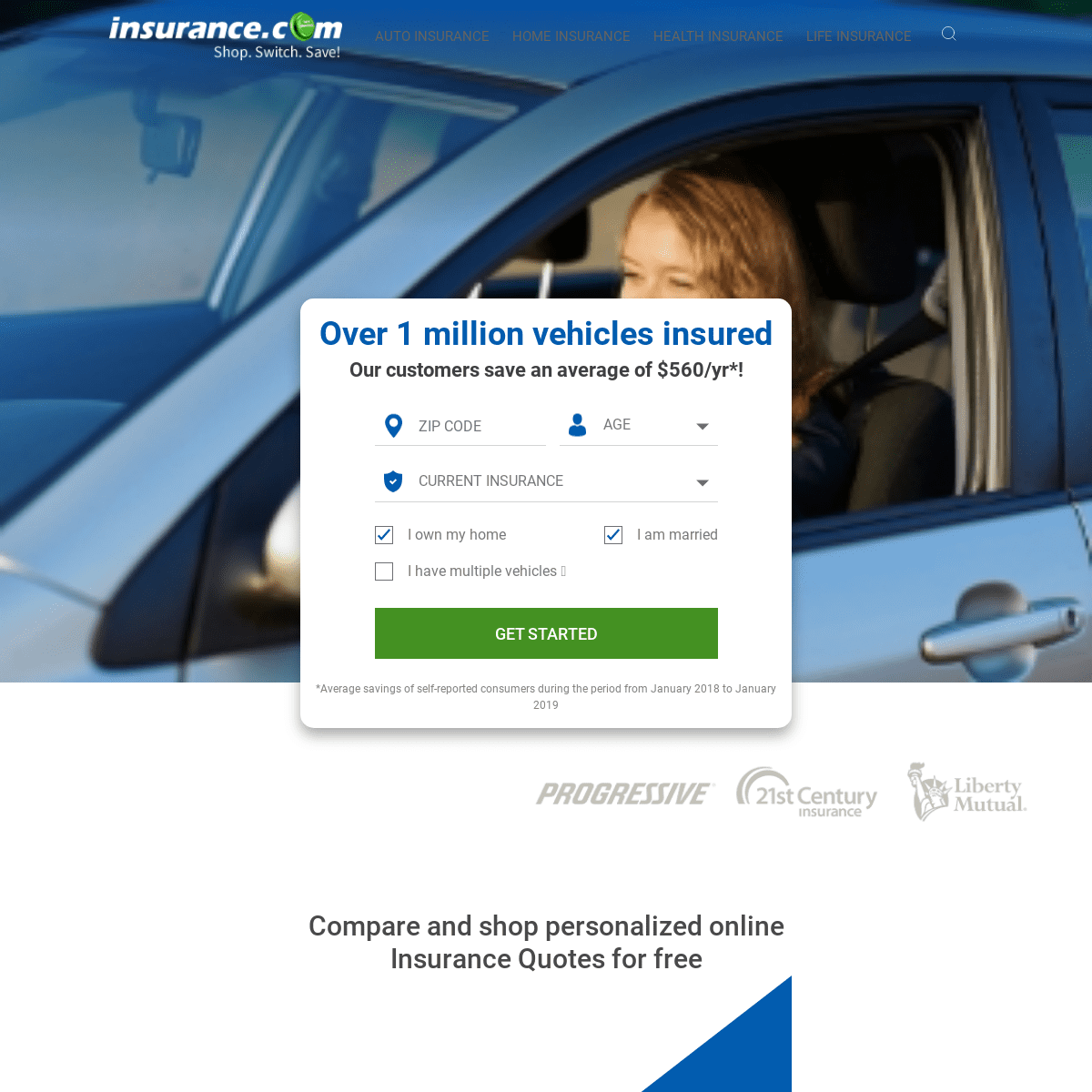A complete backup of https://insurance.com