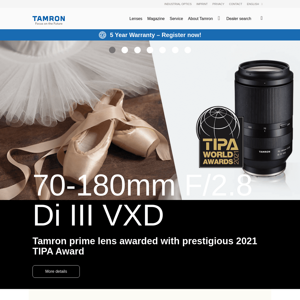 A complete backup of https://tamron.eu