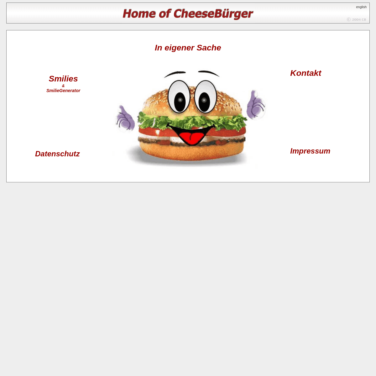 A complete backup of https://cheesebuerger.de