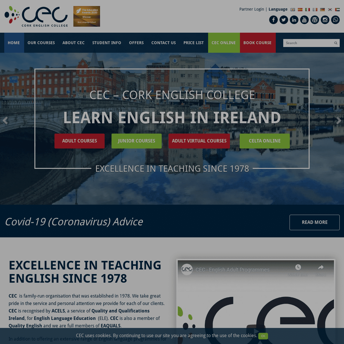 A complete backup of https://corkenglishcollege.ie