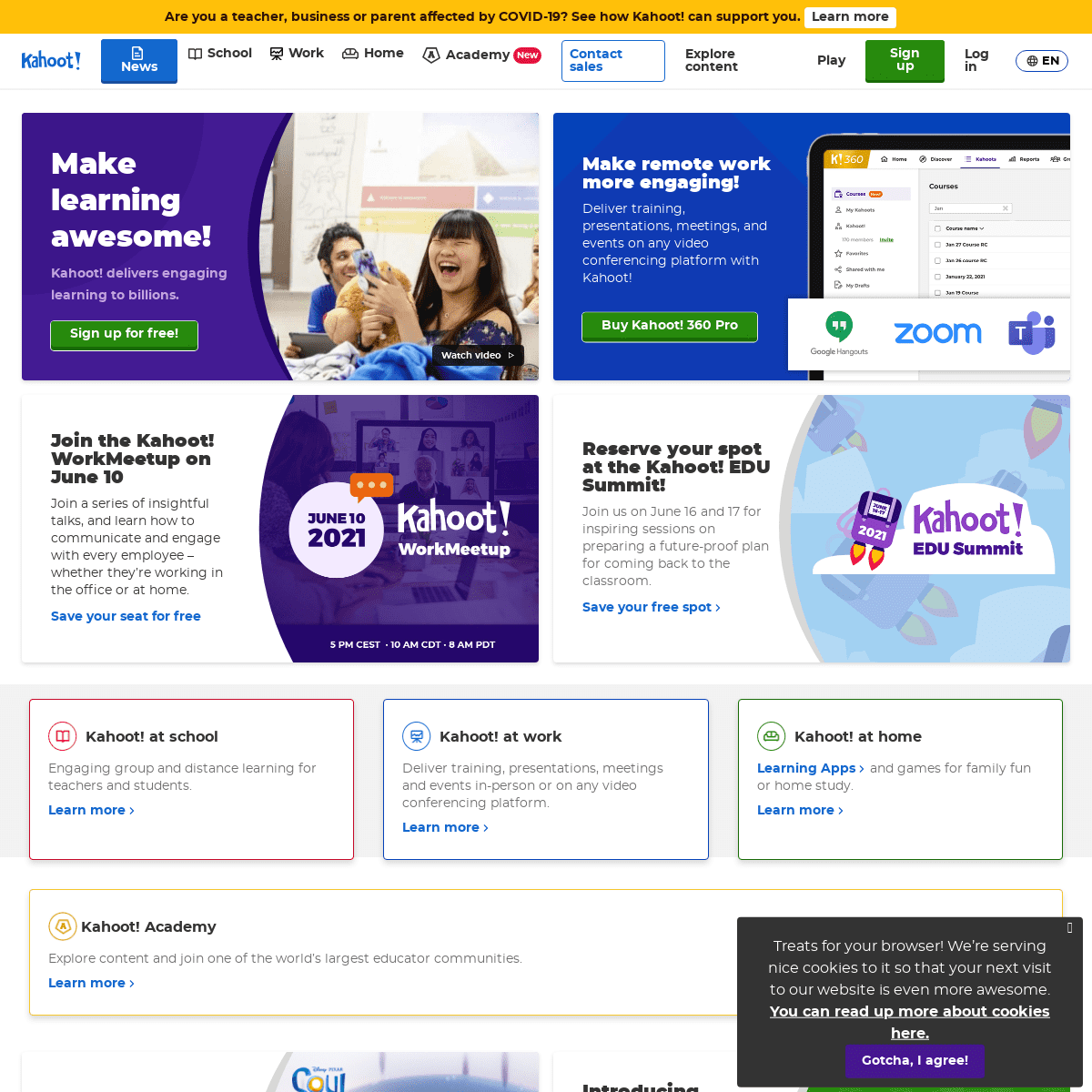 A complete backup of https://getkahoot.com