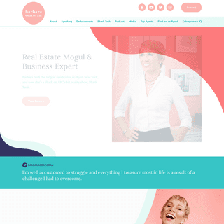 A complete backup of https://barbaracorcoran.com