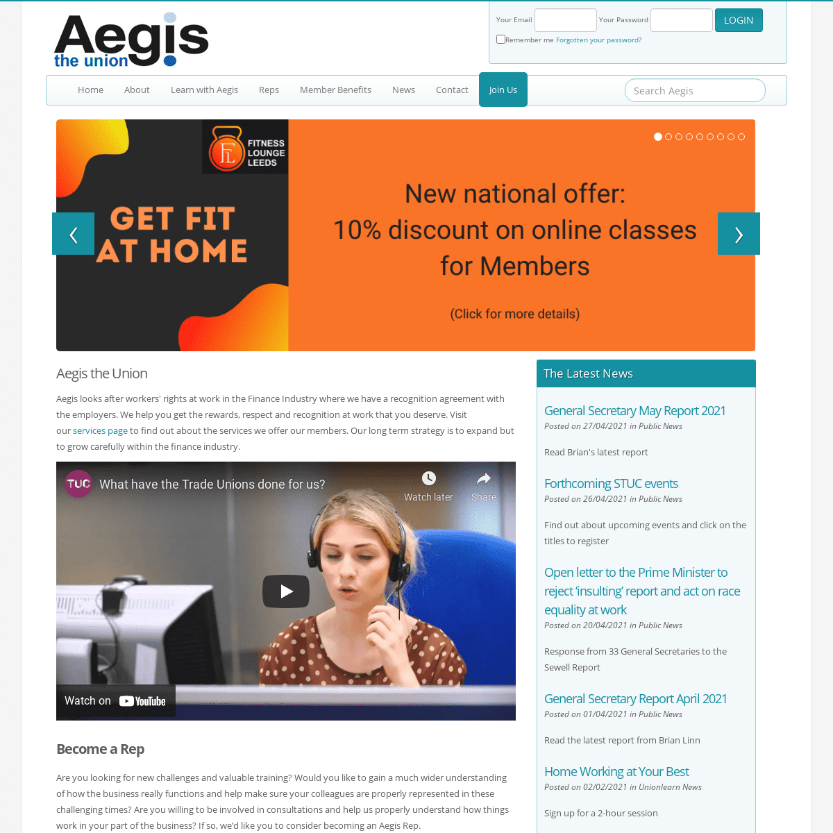 A complete backup of https://aegistheunion.co.uk
