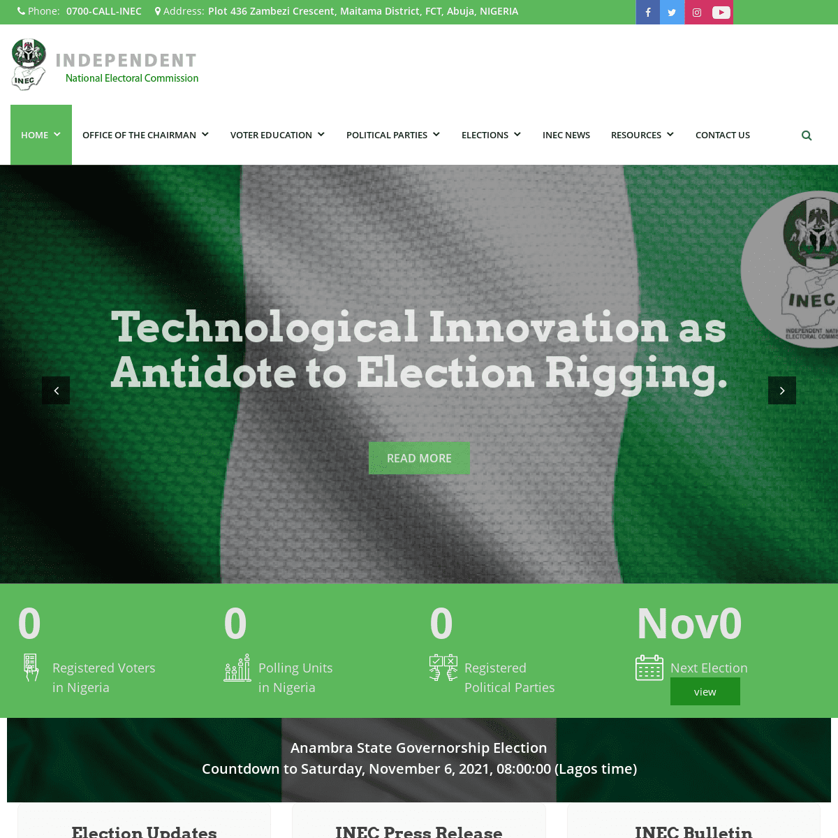 A complete backup of https://inecnigeria.org
