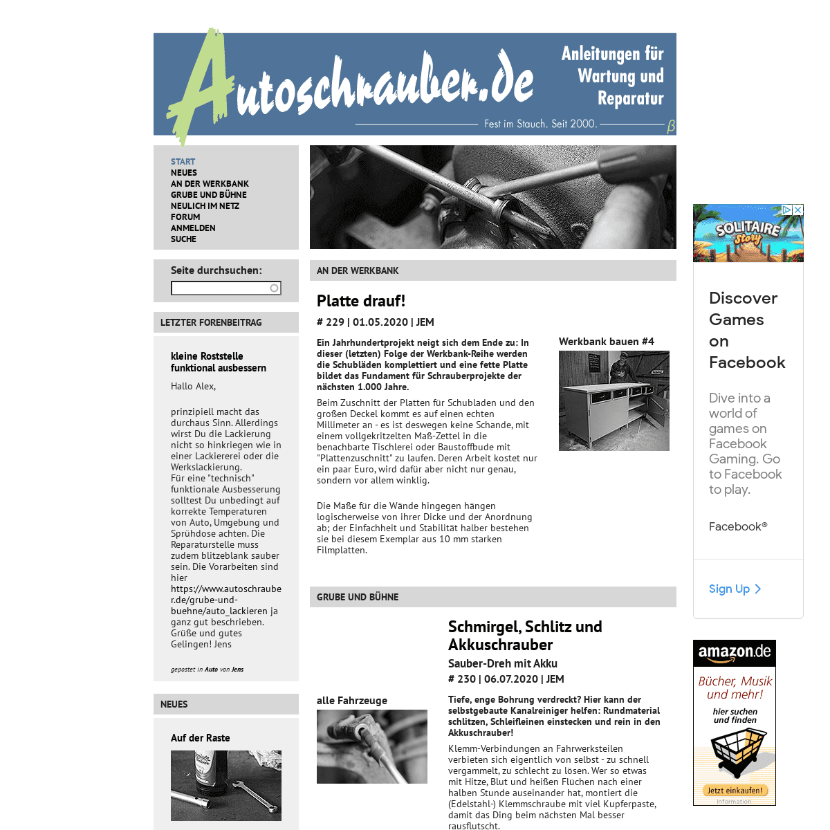 A complete backup of https://autoschrauber.de