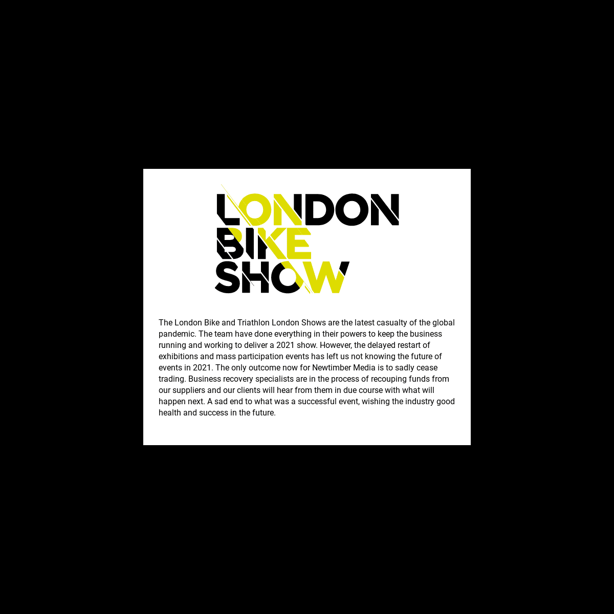 A complete backup of https://thelondonbikeshow.co.uk