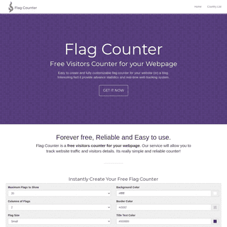 A complete backup of https://flagcounter.me