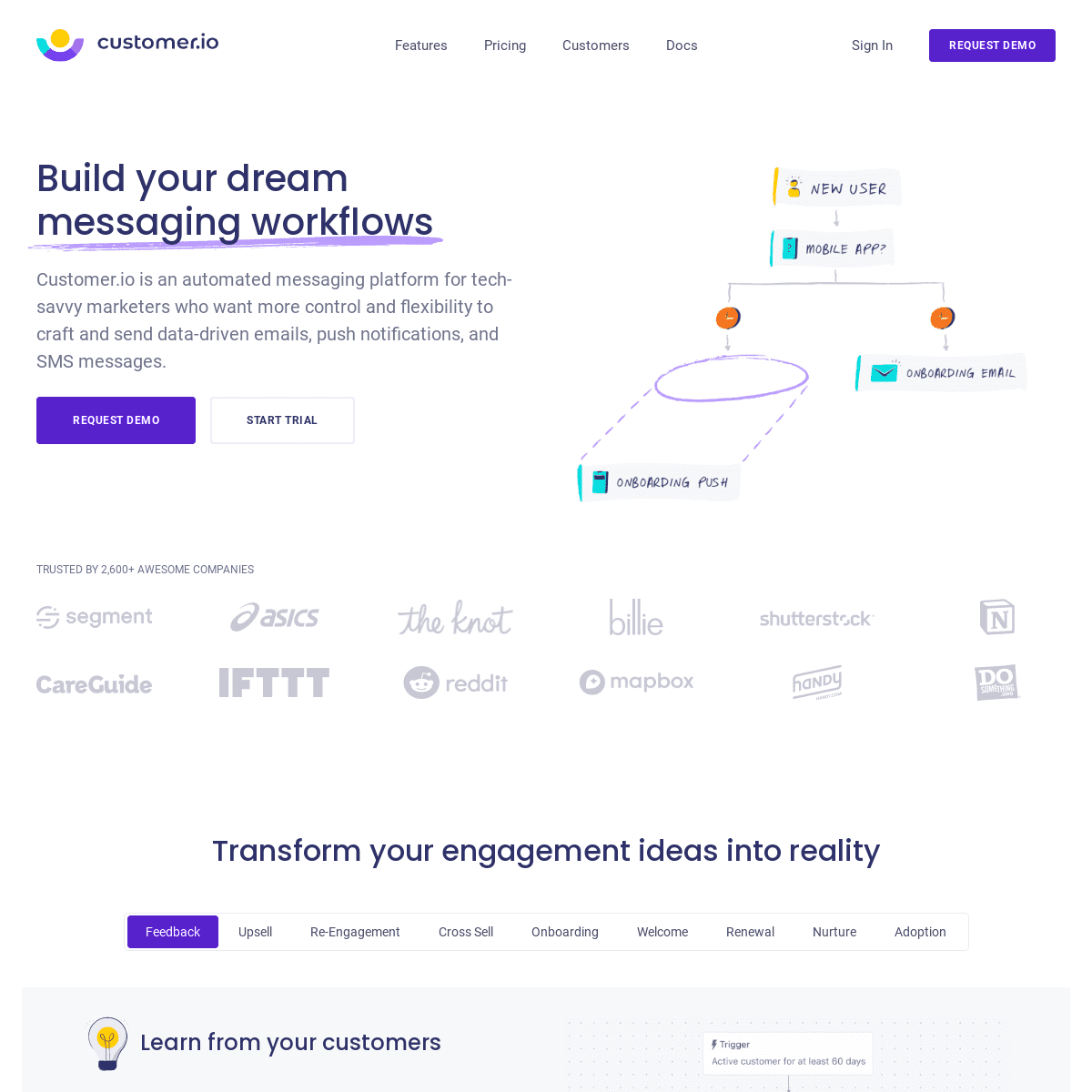A complete backup of https://customer.io