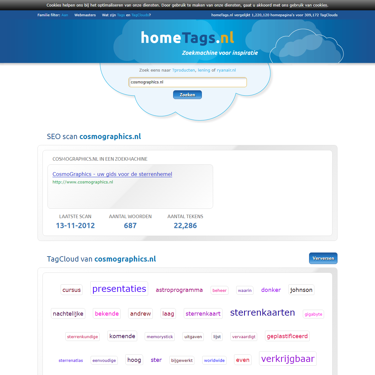 A complete backup of http://www.hometags.nl/analyse/cosmographics.nl