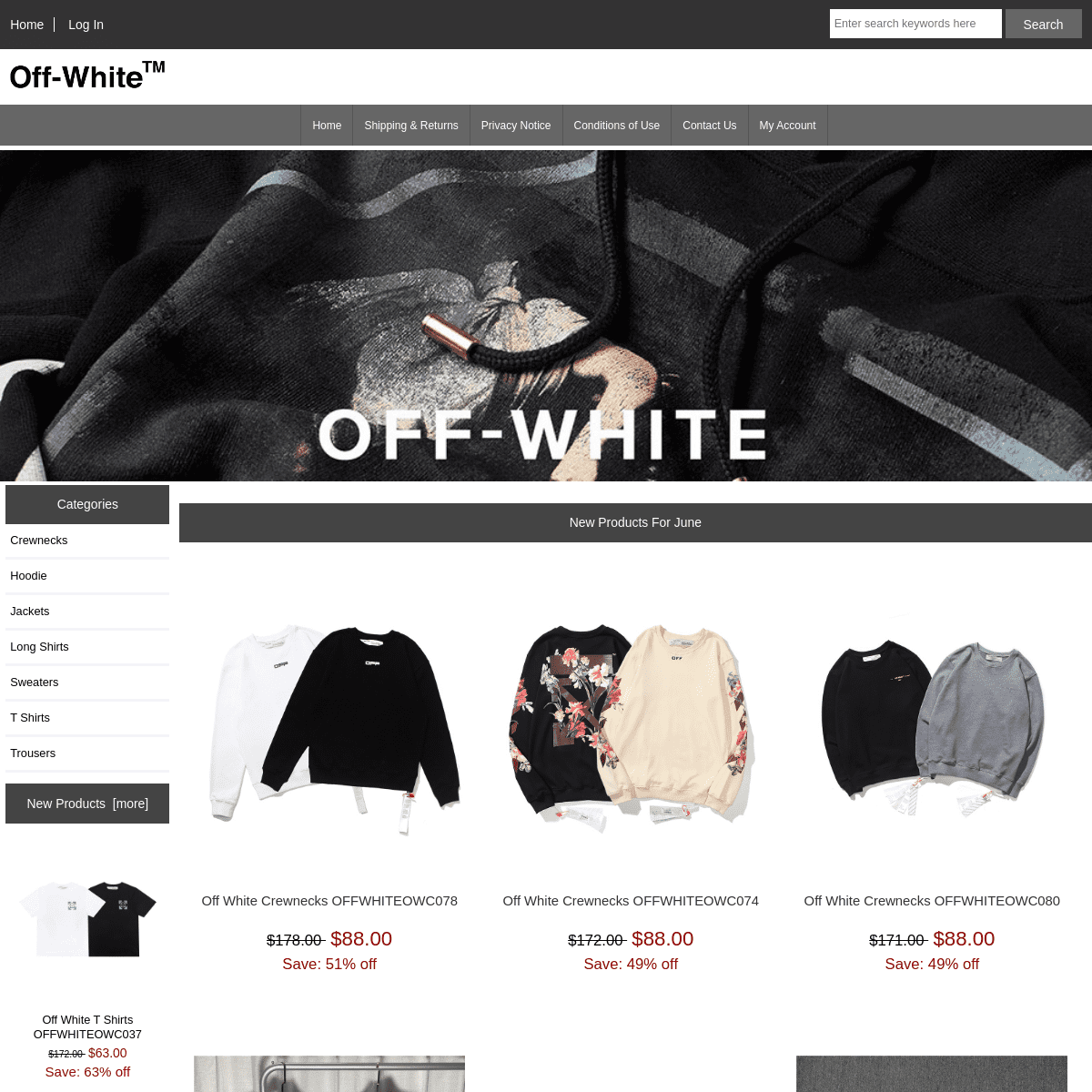 A complete backup of https://offwhiteclothes.com