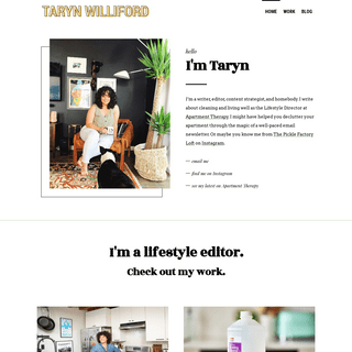 A complete backup of https://tarynwilliford.com