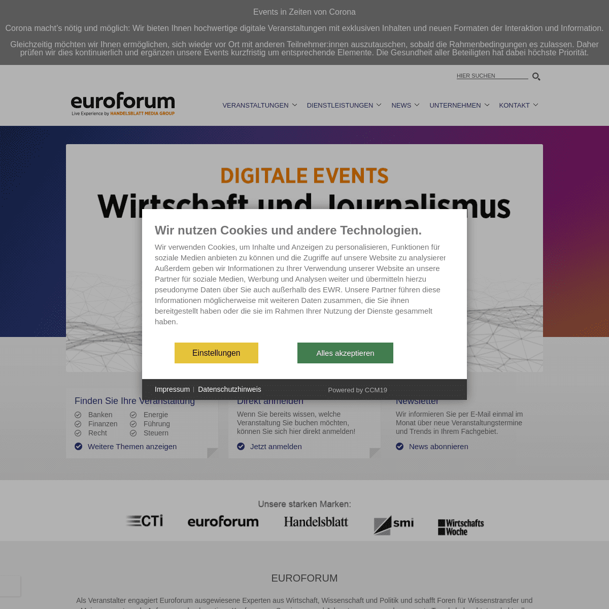 A complete backup of https://euroforum.de