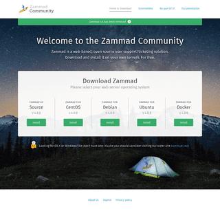 A complete backup of https://zammad.org